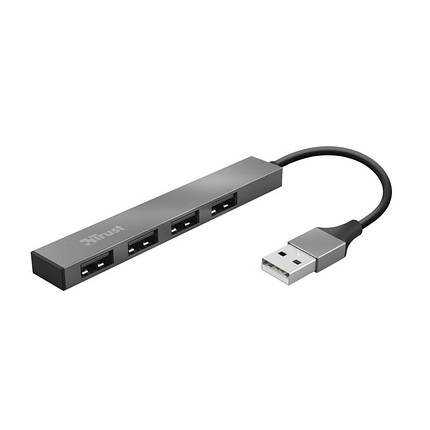 USB-хаб Trust Halyx Aluminium 4-Port Mini USB Hub, фото 1