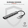 USB-хаб Trust Halyx Aluminium 4-Port Mini USB Hub, фото 8
