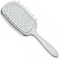 Janeke Superbrush Silver&White Расческа для волос серебристая