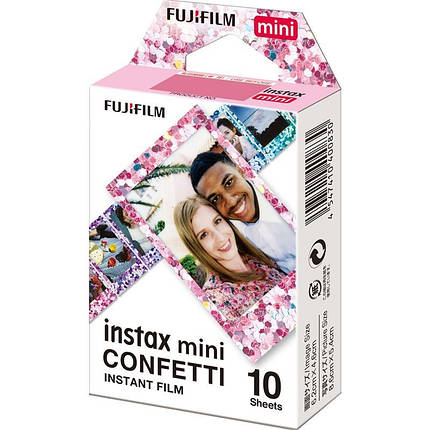 Фотопапір Fujifilm INSTAX MINI CONFETTI (54х86мм 10шт), фото 3