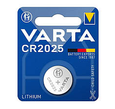 Батарейка VARTA літієва CR2025  блістер, 1 шт.