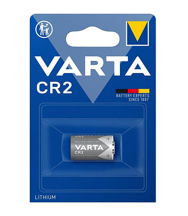 Батарейка VARTA літієва CR2 блістер, 1 шт., фото 1