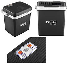 Холодильник мобільний Neo Tools, 2в1, 26л, 230/12В, підігрів 55Вт, охолодження 60Вт, електронна панель, USB-порт, 3.8кг, фото 5