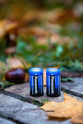 Батарейка Panasonic GENERAL PURPOSE вугільно-цинкова D(R20) плівка, 2 шт., фото 3