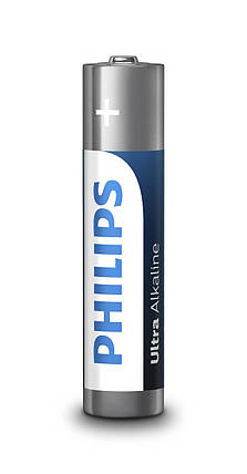 Батарейка Philips Ultra Alkaline лужна AAA блістер, 2 шт, фото 3