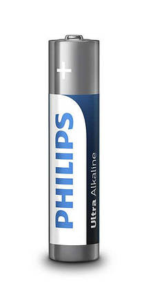 Батарейка Philips Ultra Alkaline лужна AAA блістер, 4 шт, фото 3