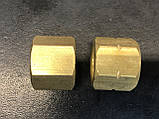 Гайка накидна G1/4; G1/4LH (латунна, шестигранна), фото 7
