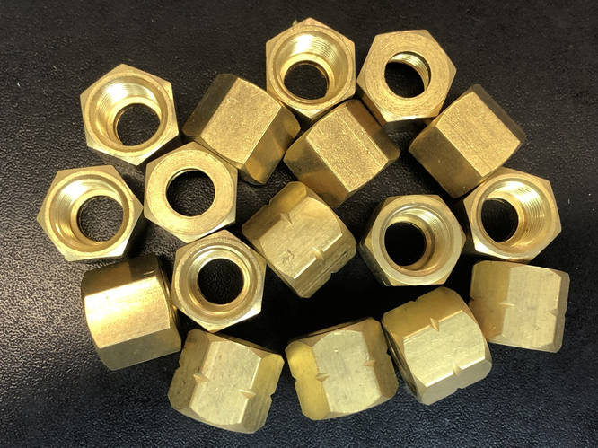 Гайка накидная G1/4 ; G1/4LH (латунная, шестигранная) (ID#92551978 ...