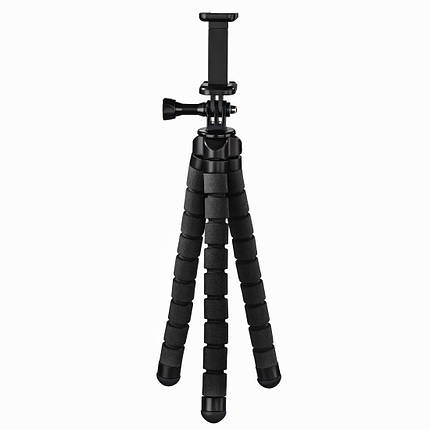 Міні-штатив HAMA "Flex" для смартфонів і GoPro, 26 см, колір чорний, фото 1