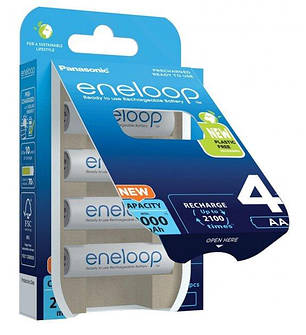 Акумулятор Panasonic Eneloop NI-MH AA 2000 мАг, 4 шт., фото 3