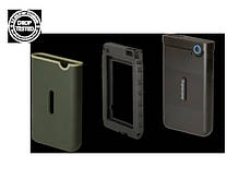 Портативний жорсткий диск Transcend StoreJet 25M3 — 4 ТБ, USB 3.1, захист від ударів, Iron Gray, фото 4