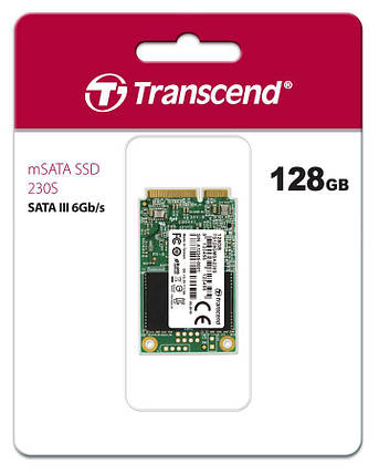 Накопичувач SSD Transcend mSATA 128GB SATA 230S, фото 2