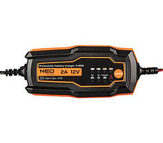 Зарядний пристрій Neo Tools, 2А/35Вт, 4-60Аг, для STD/AGM/GEL акумуляторів, фото 4
