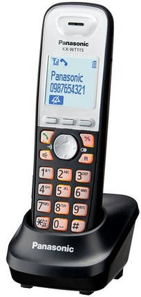 Системний бездротовий DECT телефон Panasonic KX-WT115RU для АТС KX-NCP/TDA/TDE, фото 1