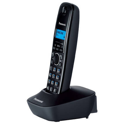 Радіотелефон DECT Panasonic KX-TG1611UAH Black Grey, фото 3