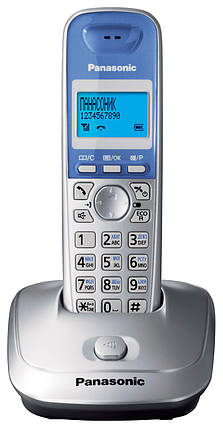 Радіотелефон DECT Panasonic KX-TG2511UAS Silver, фото 1