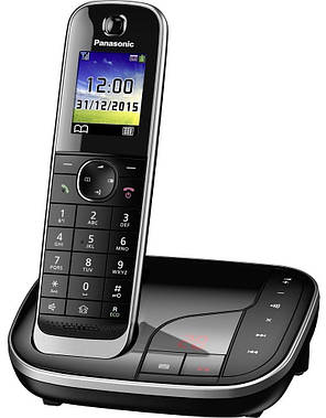 Радіотелефон DECT Panasonic KX-TGJ320UCB Black, фото 1