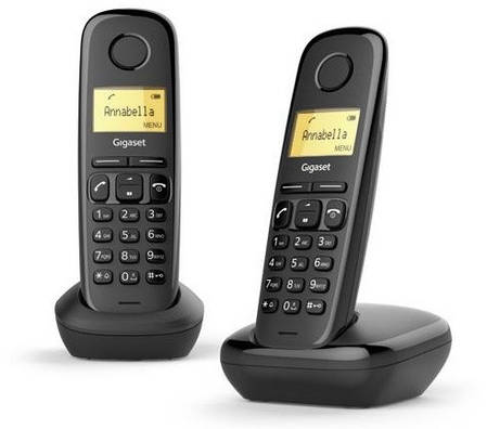 Радіотелефон DECT Gigaset A170 DUO Black, фото 1