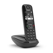 Радіотелефон DECT Gigaset AS690 Black, фото 4