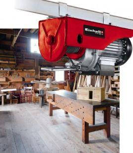 Тельфер електричний Einhell TC-EH 250-18, 500Вт, до 250кг, трос 18м, 10кг, фото 3