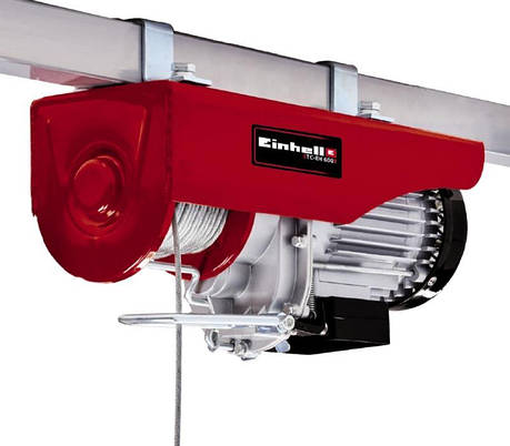 Тельфер електричний Einhell TC-EH 600, 1050Вт, до 600кг, трос 18м, 16.75кг, фото 1
