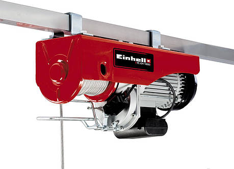 Тельфер електричний Einhell TC-EH 1000, 1600Вт, до 1000кг, трос 18м, 31.95кг, фото 1