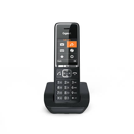 Радіотелефон DECT Gigaset Comfort 550 Black Chrome, фото 1