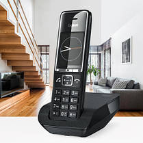 Радіотелефон DECT Gigaset Comfort 550 Black Chrome, фото 3