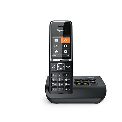 Радіотелефон DECT Gigaset Comfort 550 AM Black Chrome, фото 1