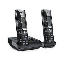 Радіотелефон DECT Gigaset Comfort 550 AM DUO Black Chrome, фото 3