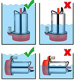 Насос для перекачування води REWOLT занурювальний 12В (RE SLW-12V) 50л/хв Потужний акумуляторний насос для поливу города Poland, фото 6