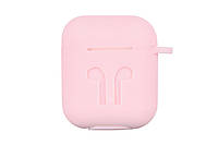 Чехол 2Е для Apple AirPods, Pure Color Silicone Imprint (3.0mm), Light pink