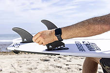 Ремінець UAG для Apple Watch 45/44/42 Torquay, Black-Turquoise, фото 3