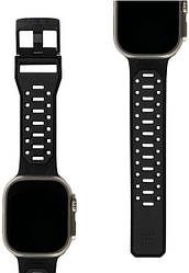 Ремінець UAG для Apple Watch Ultra 49/45/44/42mm Civilian Silicone, Graphite/Black