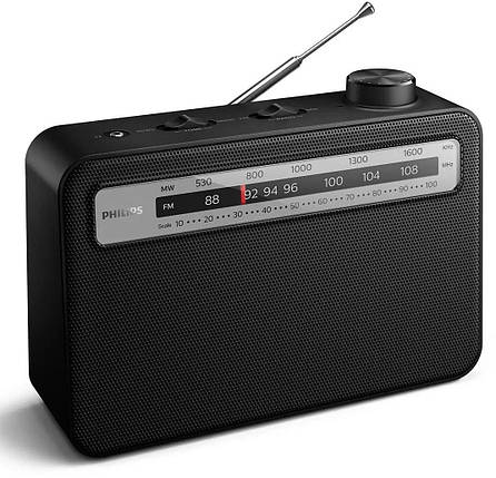Портативне радіо Philips TAR2506 FM/MW, mono 300 mW, AUX 3.5mm, 2хLR20, фото 1
