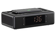 Акустична док-станція 2E SmartClock Wireless Charging, Alarm Clock, Bluetooth, FM, USB, AUX Black, фото 5