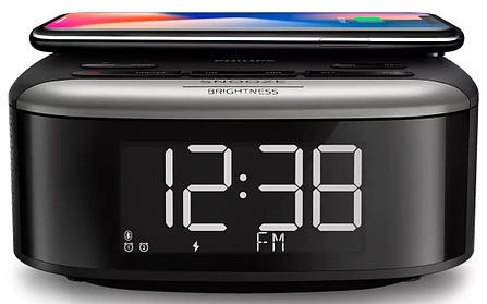 Радіогодинник Philips TAR7606 FM/DAB+, stereo 4W, LCD, Qi, Wireless, фото 1