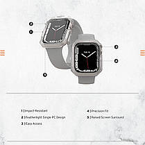 Чохол UAG для Apple Watch 41mm Scout, Frosted Ice, фото 6