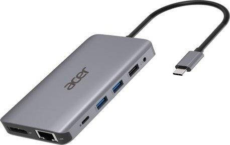 Док-станція Acer 12in1 Type C dongle: 2xUSB3.2, 2xUSB2.0, 1xSD/TF, 2xHDMI, 1xPD, 1xDP, 1xRJ45, 1x3.5 Audio, фото 1