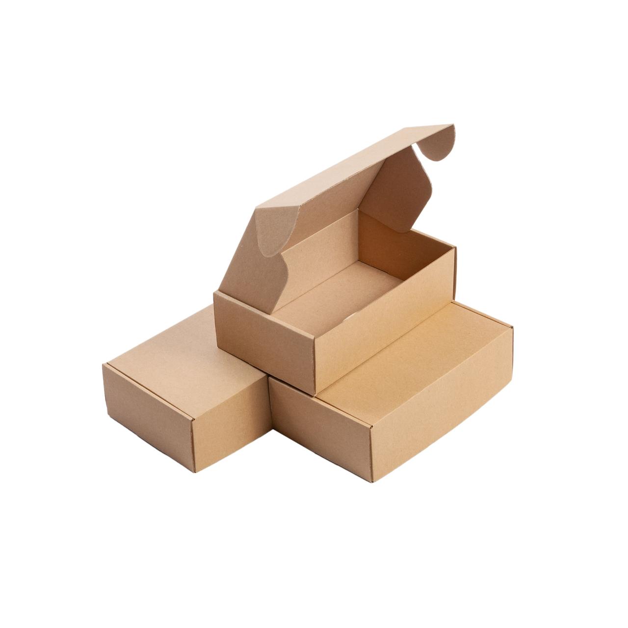 Картонні коробки самозбірні 215*130*65 бурі, фото 1