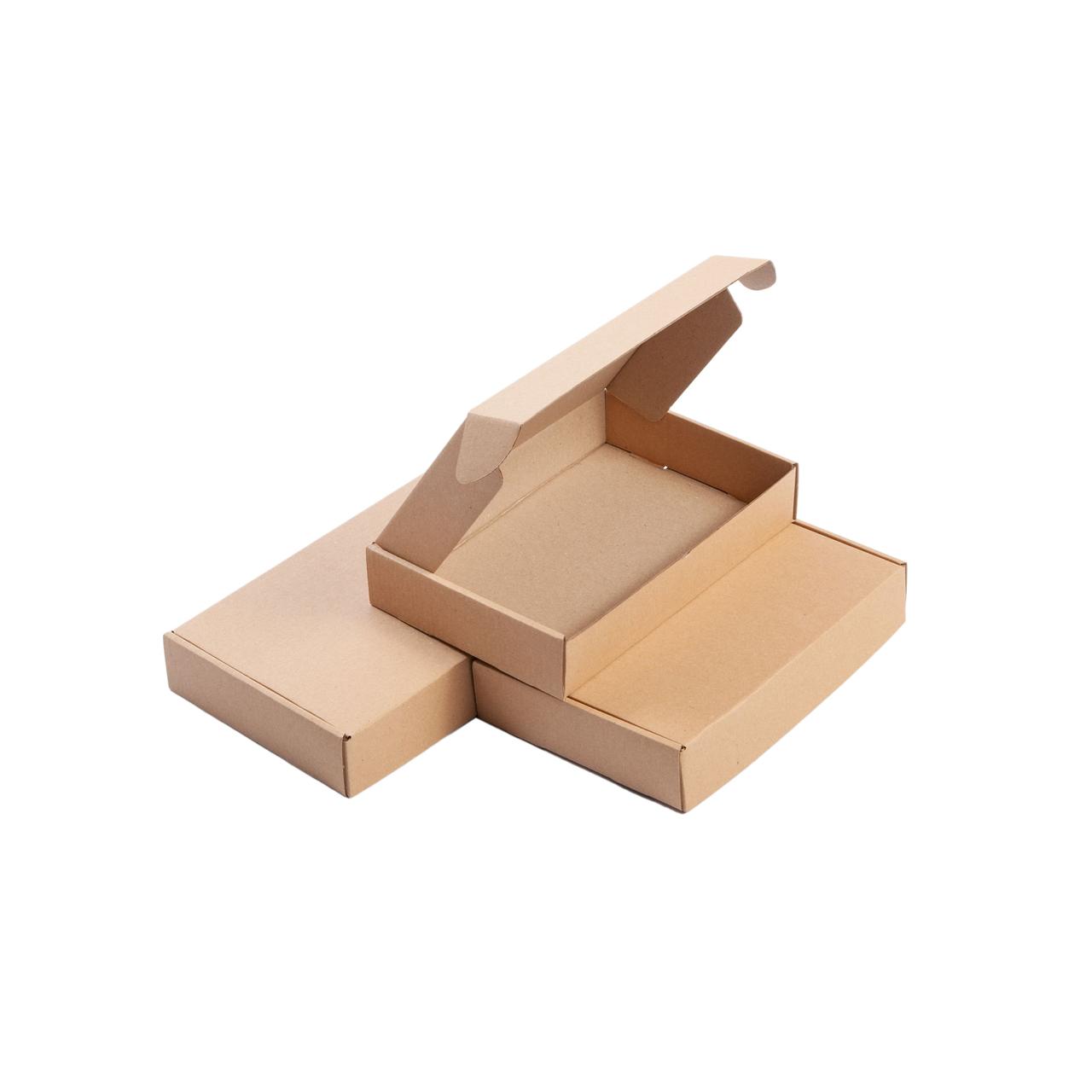 Картонні коробки самозбірні 215х145х40 бурі, фото 1