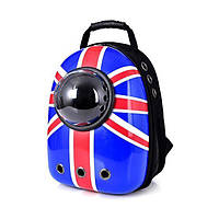 Рюкзак для переноски животных Британия CosmoPet Red/Blue