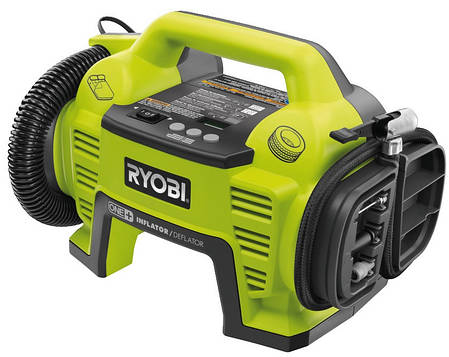 Компресор автомобільний акумуляторний Ryobi R18i-0, 18В ONE+, 10.3бар, без АКБ та ЗП, фото 1