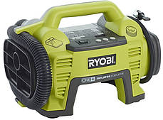 Компресор автомобільний акумуляторний Ryobi R18i-0, 18В ONE+, 10.3бар, без АКБ та ЗП, фото 3