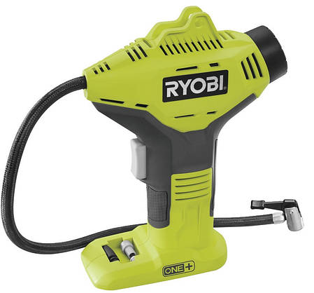 Компресор автомобільний акумуляторний Ryobi R18PI-0, 18В ONE+, 10.3бар, 16л/хвил, без АКБ та ЗПЗП), фото 1