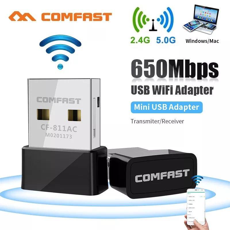Бездротовий USB Wi-Fi адаптер COMFAST CF-811AC 650 Мбіт/с 2.4/5GHz