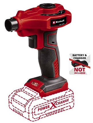 Насос низького тиску Einhell CE-AP 18 Li - Solo, 18В, PXC, 630 л/хв, 0.05 бар, 0.37 кг, (без АКБ і ЗП), фото 1