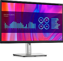 Монітор DELL 23.8" P2423DE HDMI, DP, USB-C, RJ-45, IPS, 2560x1440, sRGB 99%, Pivot, фото 3