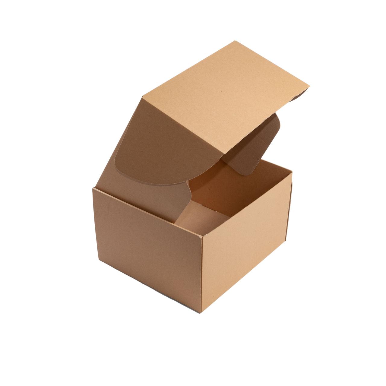 Упаковочные коробки 320x290x190 бурые. Крафтовые коробки. - фото 4 - id-p1152126207