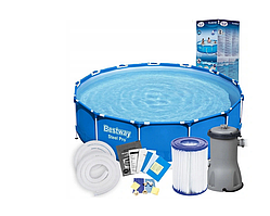 Каркасний басейн BESTWAY 396x84см з насосом 5612e